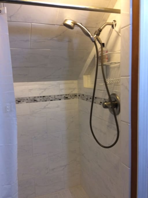 Upstairs shower