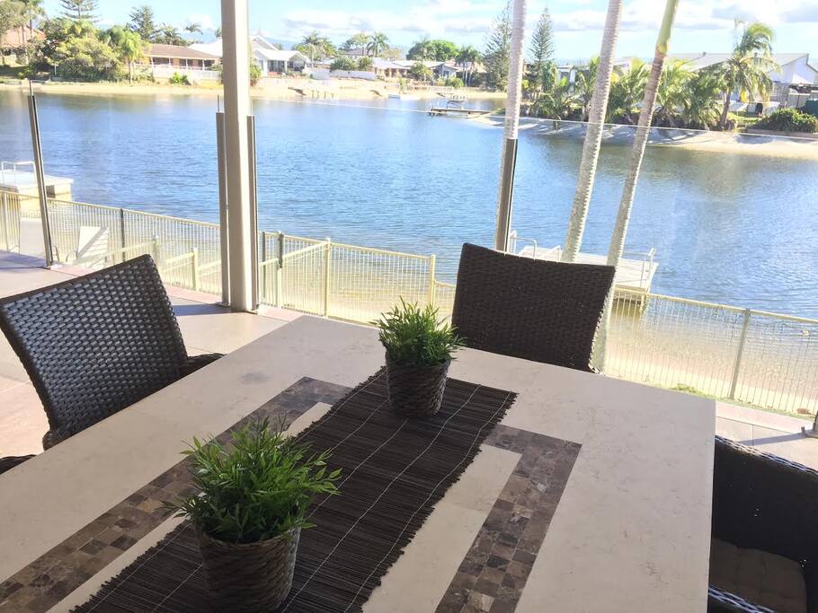 Enjoy dining on the outdoor Patio.