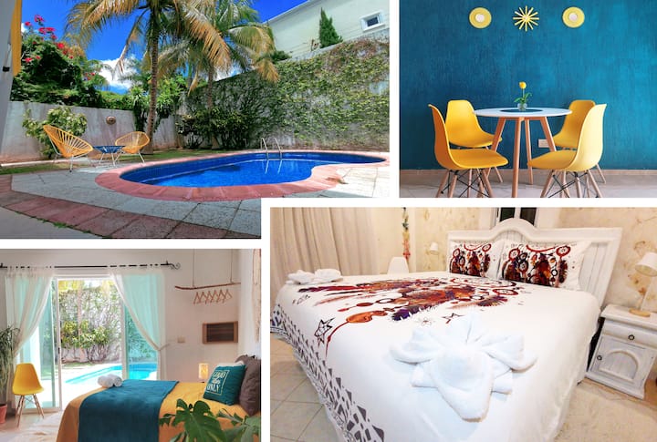 ⭐️Cerca De La Playa⭐️ ⭐️King + Queen + Piscina⭐️