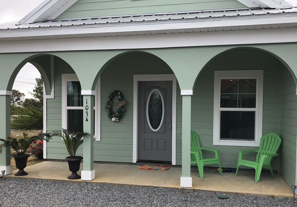 Covered front porch