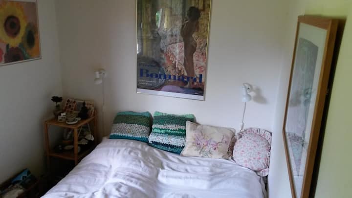 غرفة نوم رئيسية بسرير بمقاس كبير