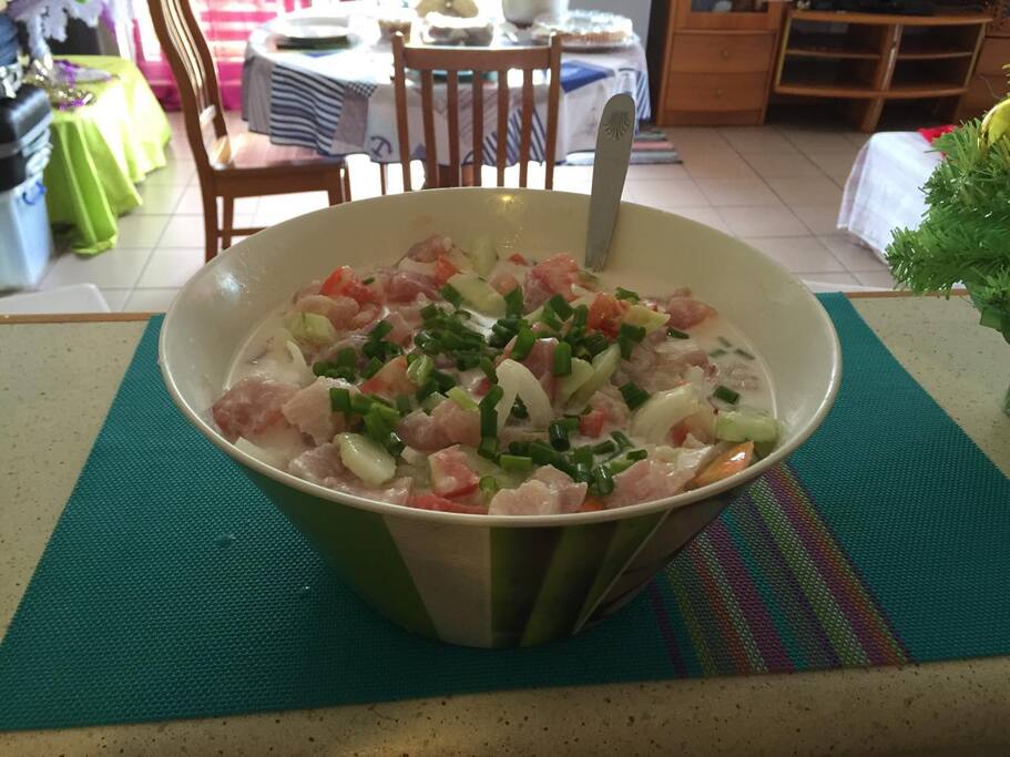 Poisson cru fait maison