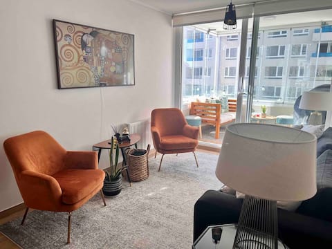 Successful Airbnb property: Beautiful and spacious 2 bedroom apartment / 3 people in Temuco