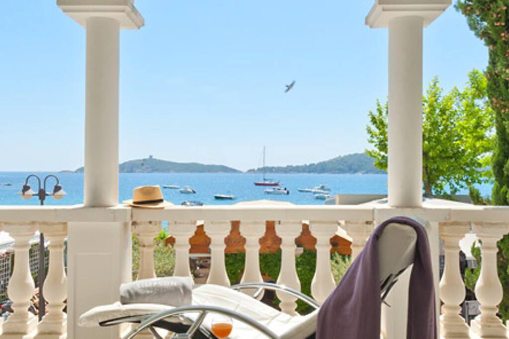vue du balcon