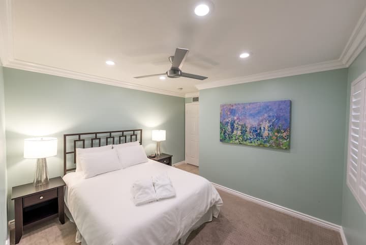 Az alsó szinten található vendégszoba