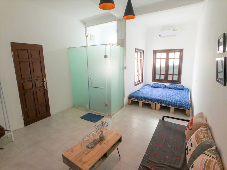 Spacious bedroom