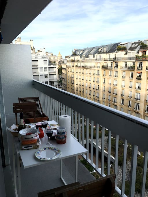 Balcony (view over the Invalides dome)