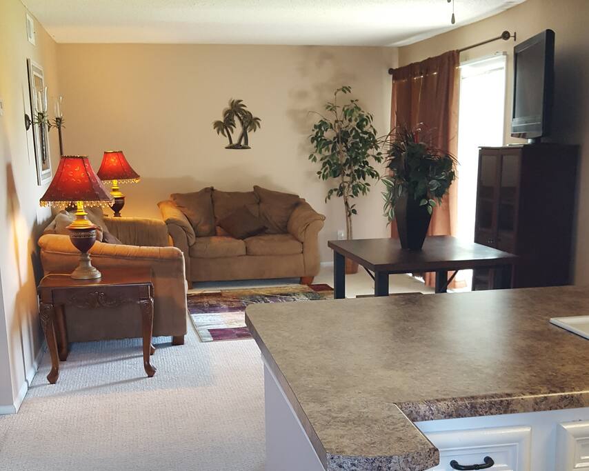 Cozy living room to enjoy view