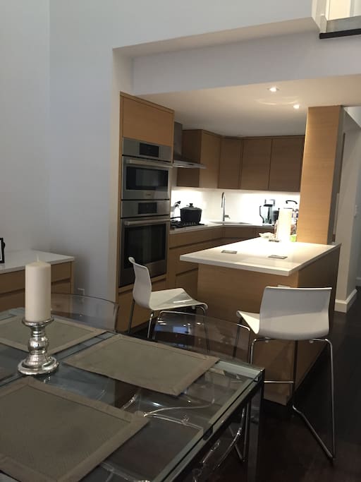 Shared kitchen and Dining Area in First level of Duplex Home