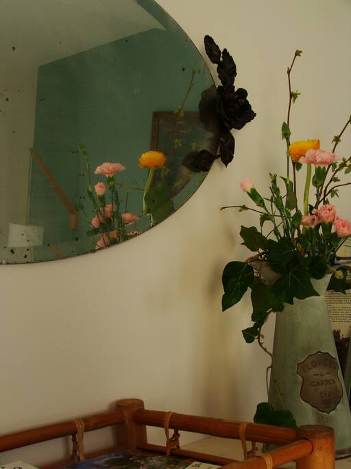 La chambre sur jardin