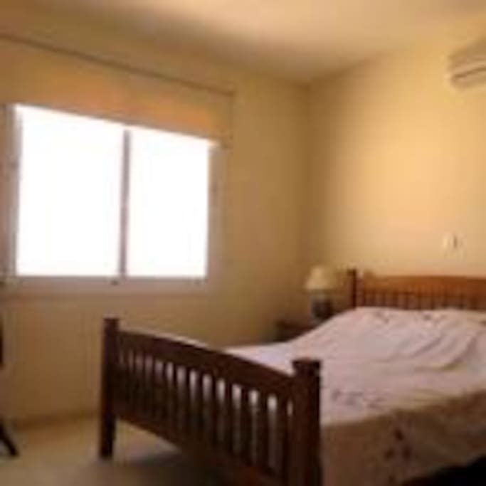 double bedroom with en-suite and air-con