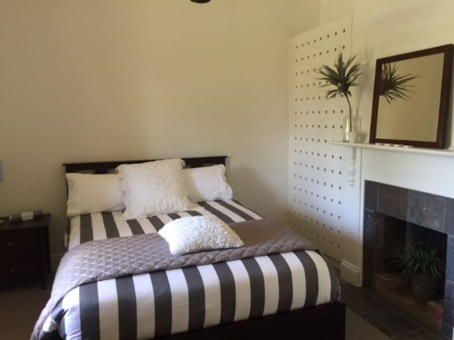 Peaceful Bedroom two, with wardrobe.