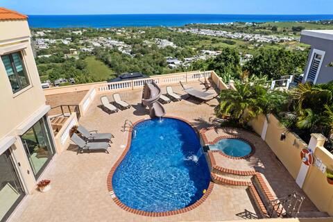 20% Weekly Discount 180° Oceanview Hacienda w Pool