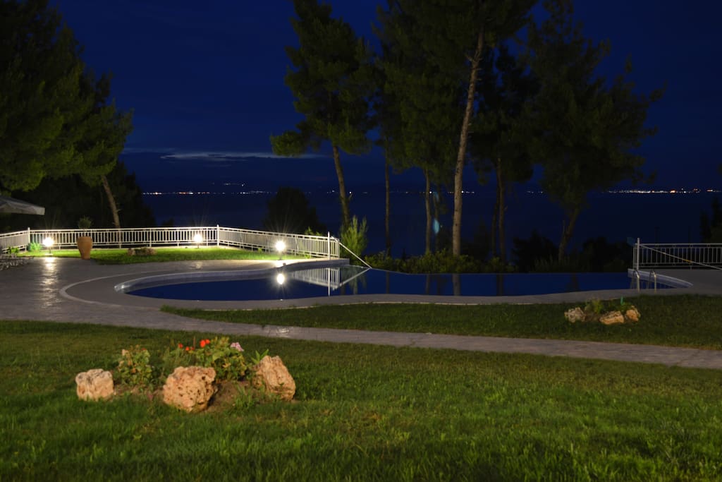 Exterior of the villa