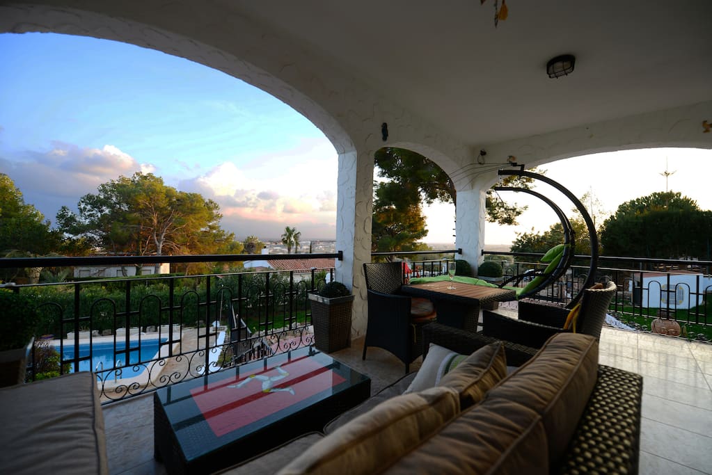 view from the terrace