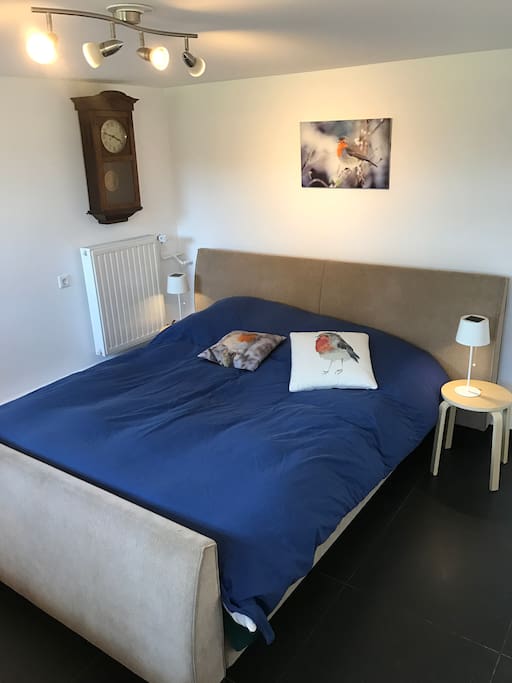 Room with double bed