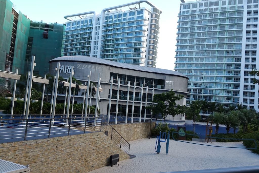 Beach front view
