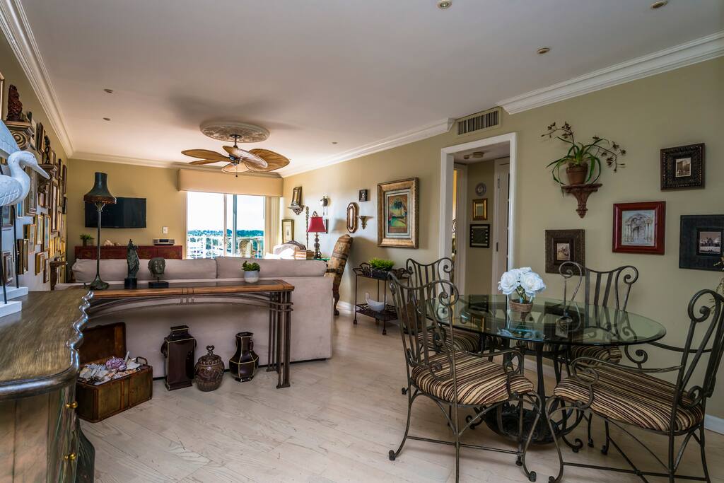 Open living /dining area.