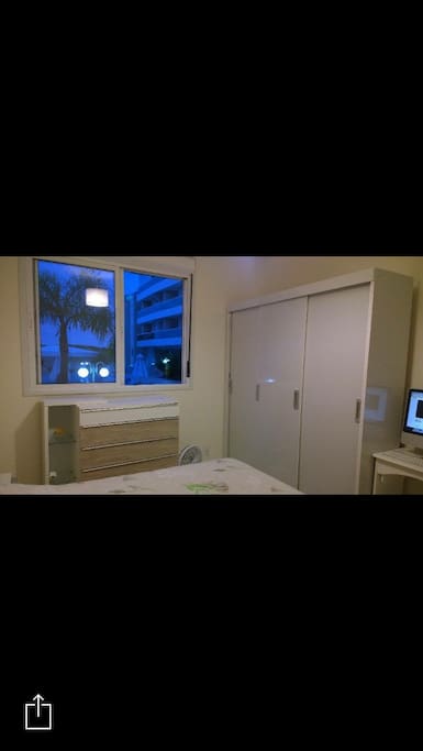 Quarto casal com ar Split
