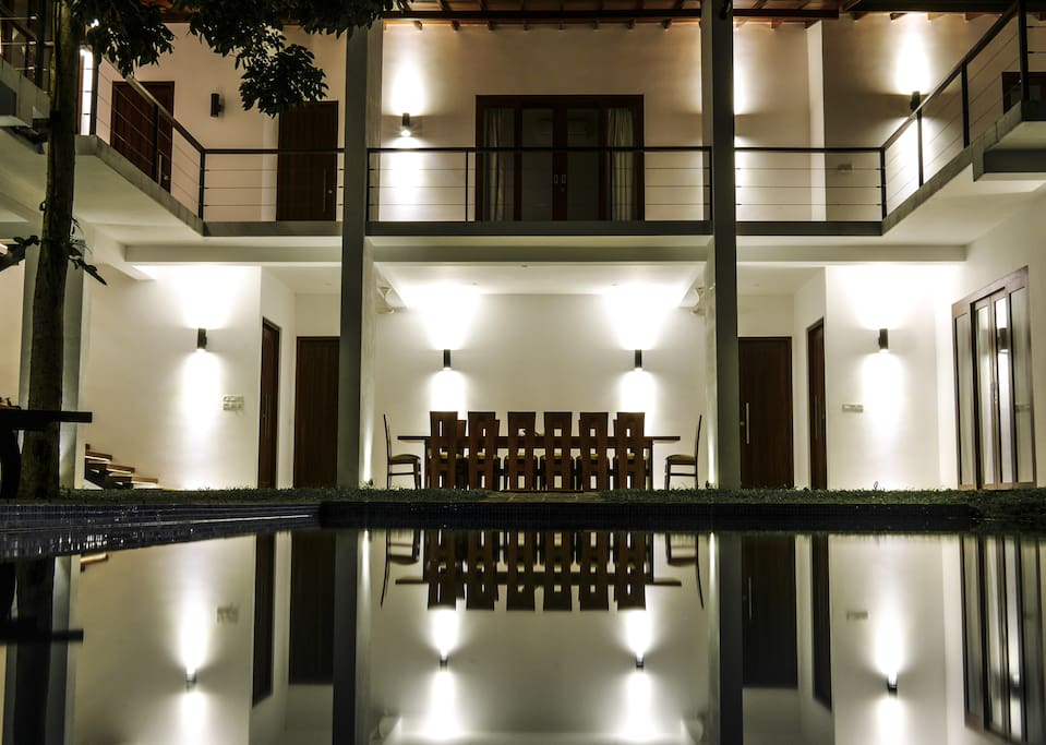 The villa have a modern design and all lights are environmentally friendly LED.
