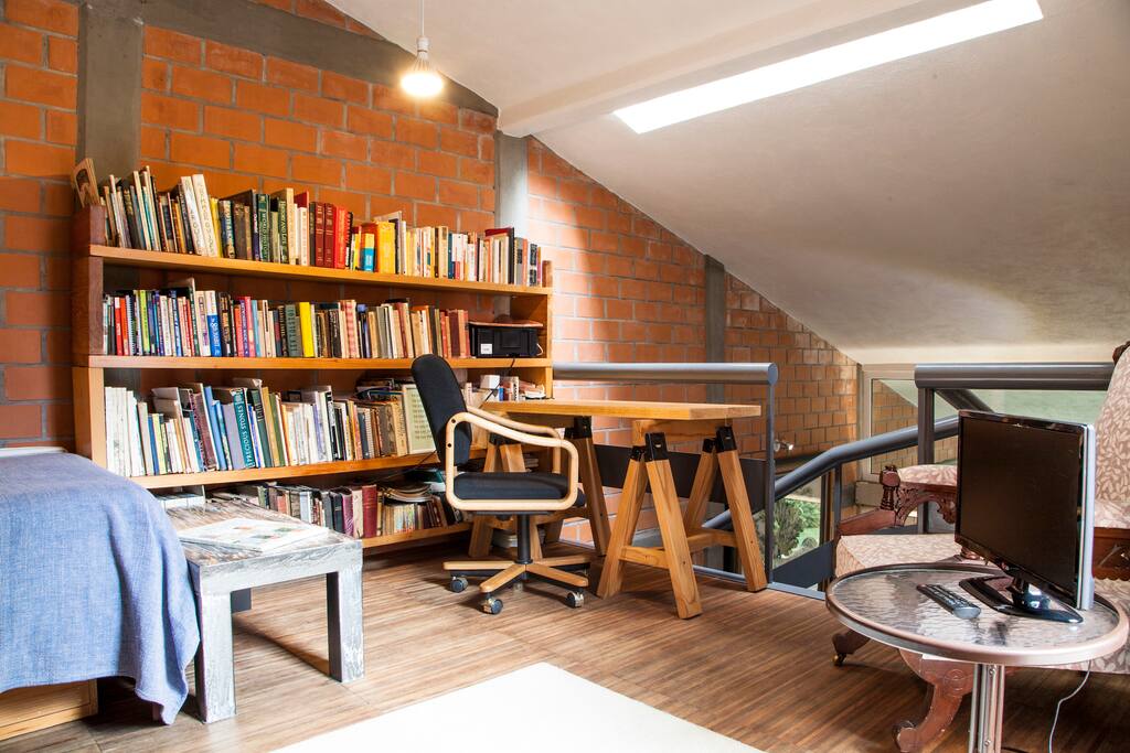 Upstairs loft area