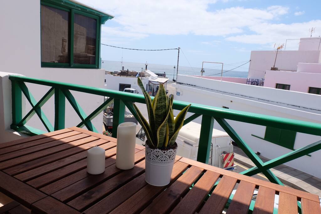 terraza vistas al mar