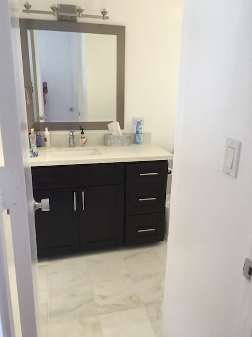 Completely remodeled bathroom