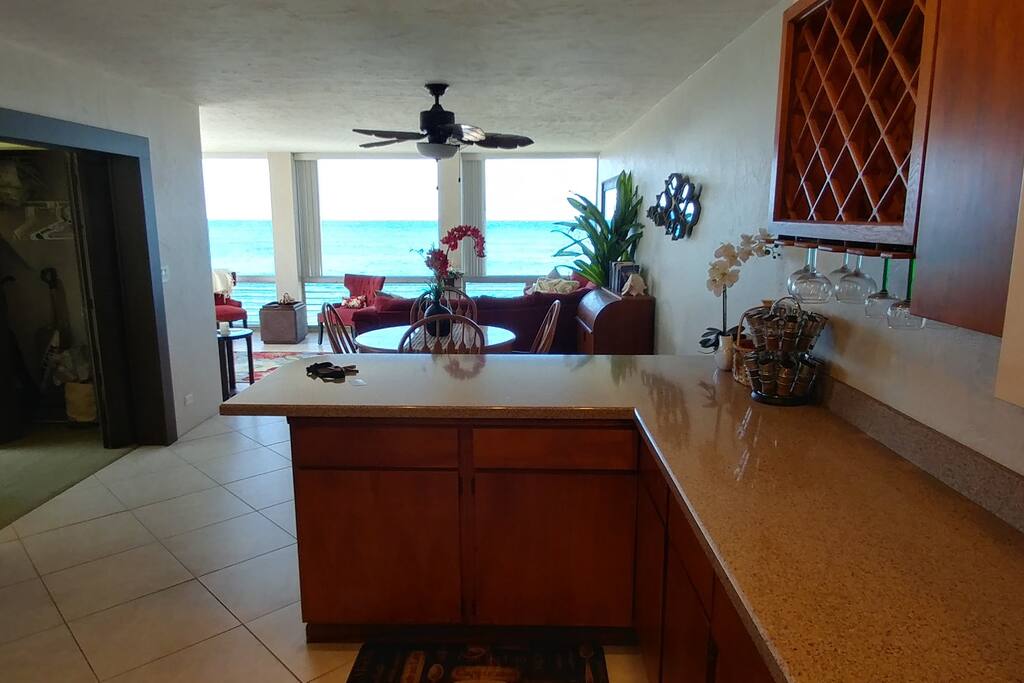 From Kitchen looking out