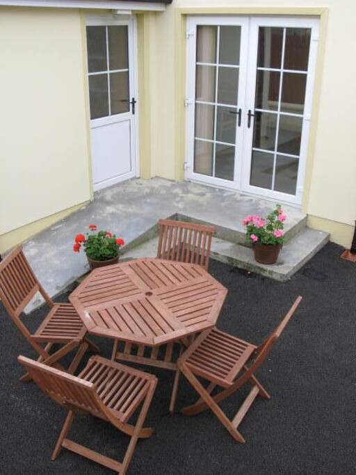 Back garden area