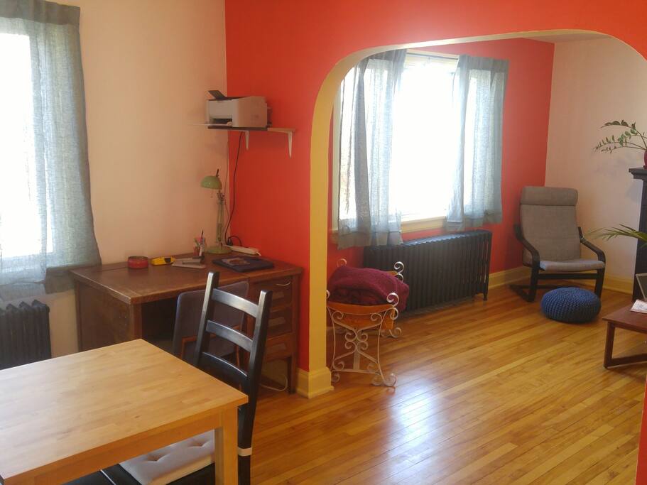 dining and living area