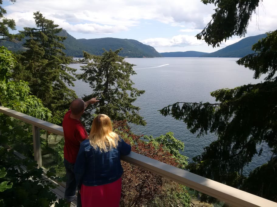 view from the deck