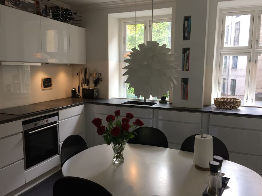Kitchen and dining area
