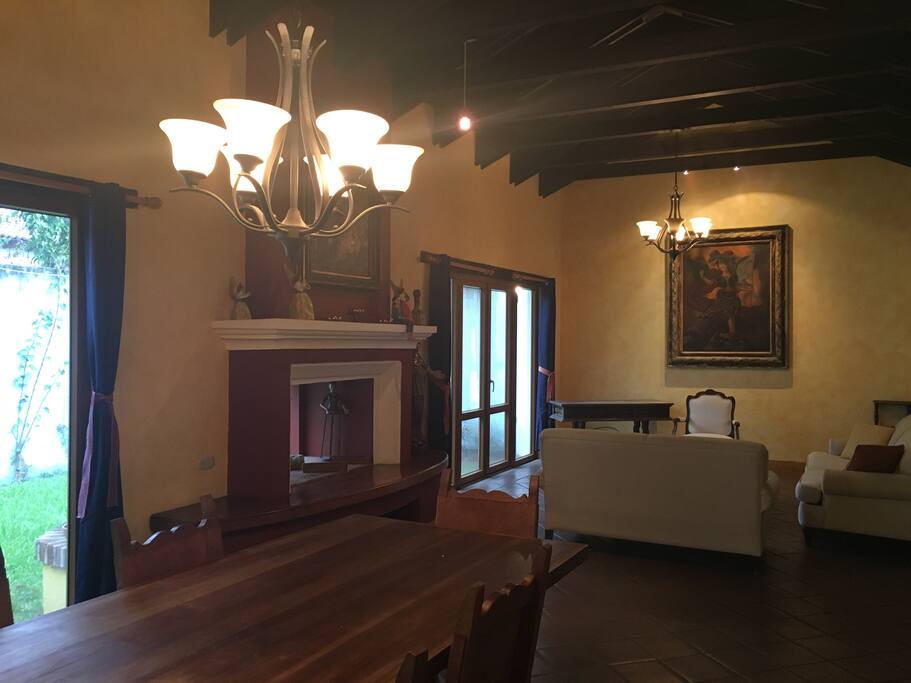 Living Room and Dining Room