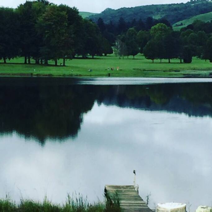View of the dam
