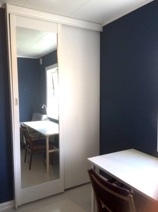 Good space for clothes in the wardrobe