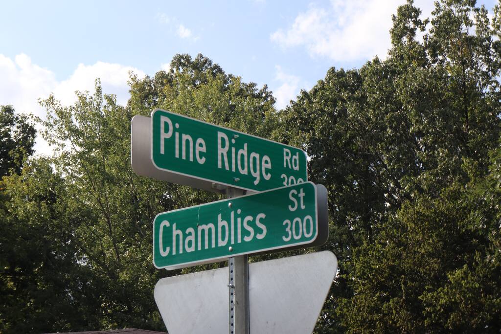 location at NE corner