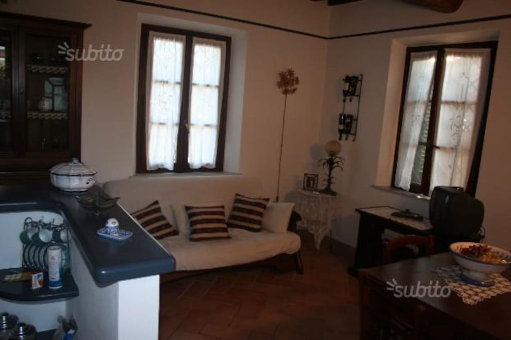 Comfortable living room, including TV