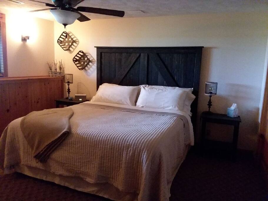 main bedroom with king size bed