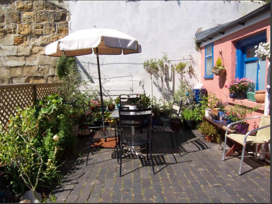 Sunny roof terrace