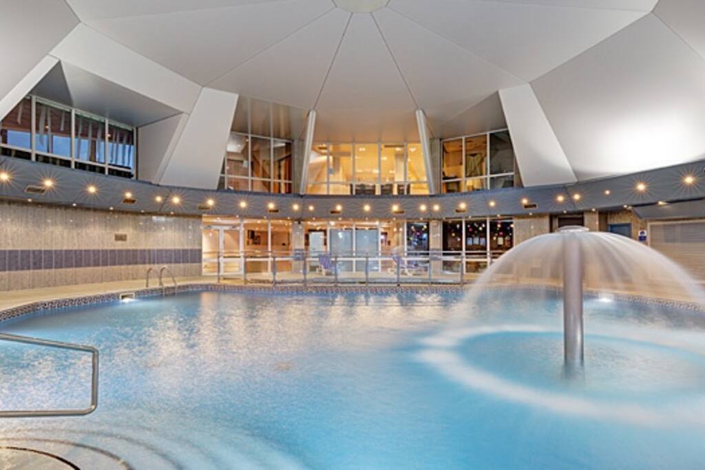 Family pool at St Mellion. Just 5 minutes drive away