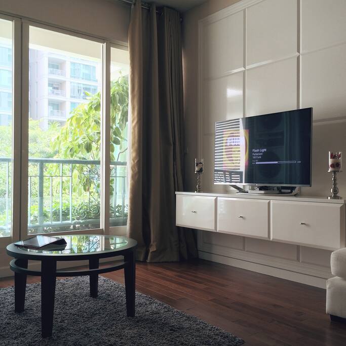 Room with a balcony