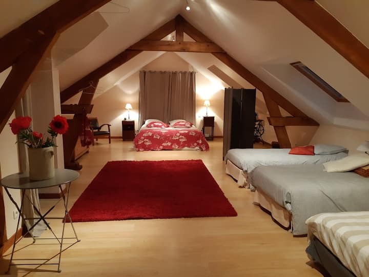 Bedroom 2, family suite. Floor.