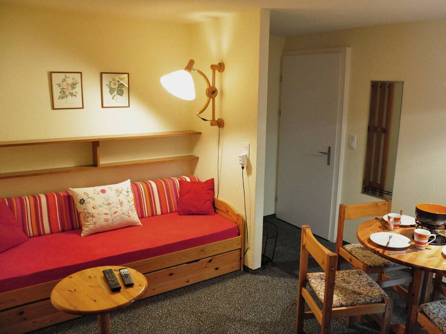 Common space / 2nd bedroom with TV/DVDplayer