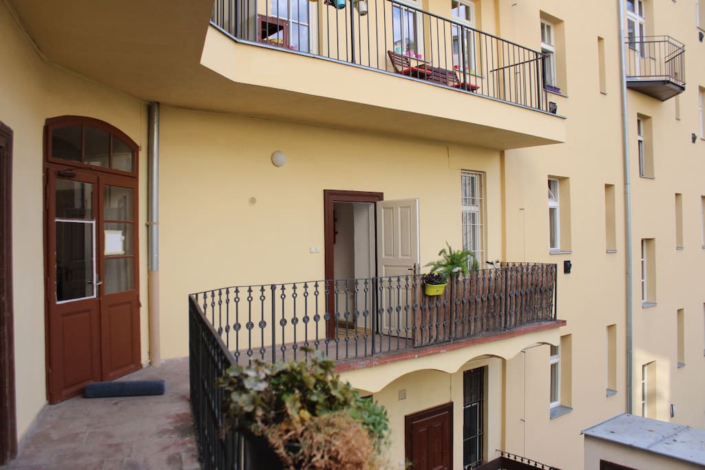 Outdoor area of the flat