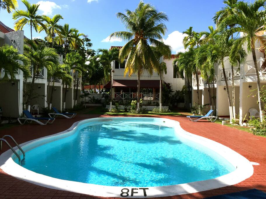pool and deck