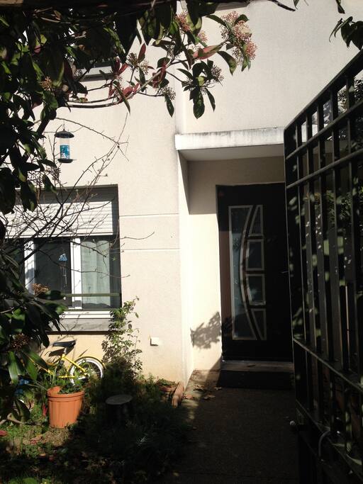 l'entrée de la maison
