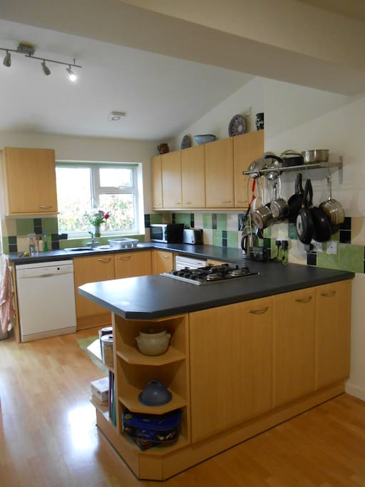 The shared kitchen