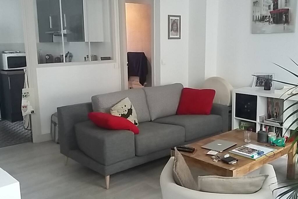 Séjour avec nouveau canapé ultra confortable !