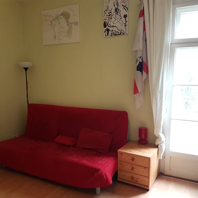 Divano letto.