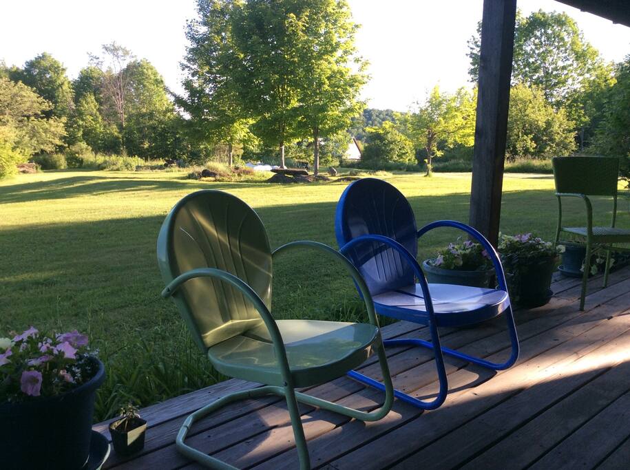 Porch seating...